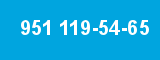 951 119-54-65 951 119-54-65